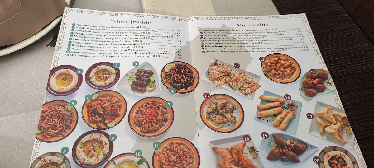 Menu Ristorante Libanese Da Loronce-7