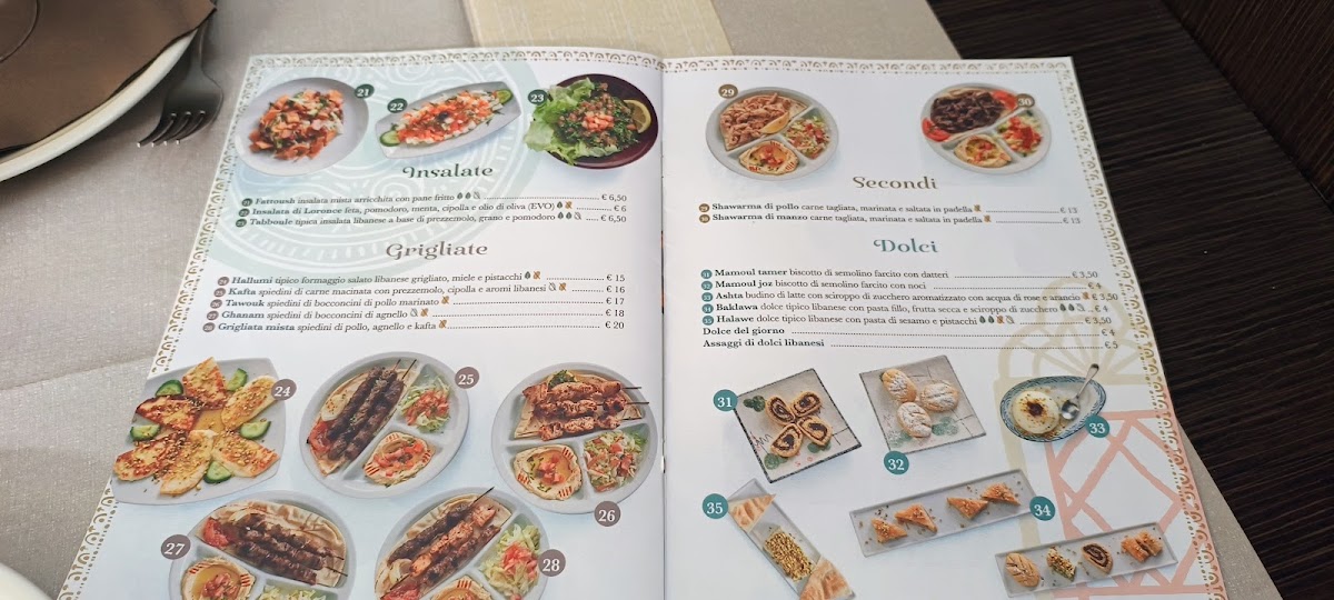 Menu Ristorante Libanese Da Loronce-8